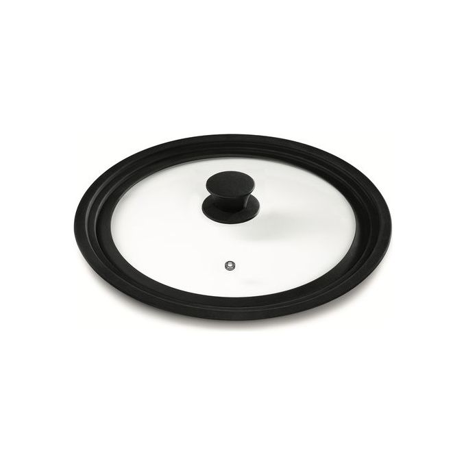 Ghidini Cipriano Coperchio Black Multidiametro Pentola 24-26-28cm con Foro Vapore