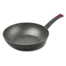 Ghidini Cipriano Padella Viva' Wok Grigio e Rosso 28cm