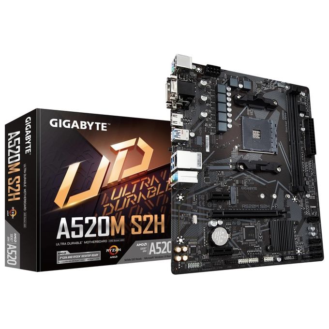 Image of Gigabyte A520M S2H Scheda Madre Presa AM4 micro ATX