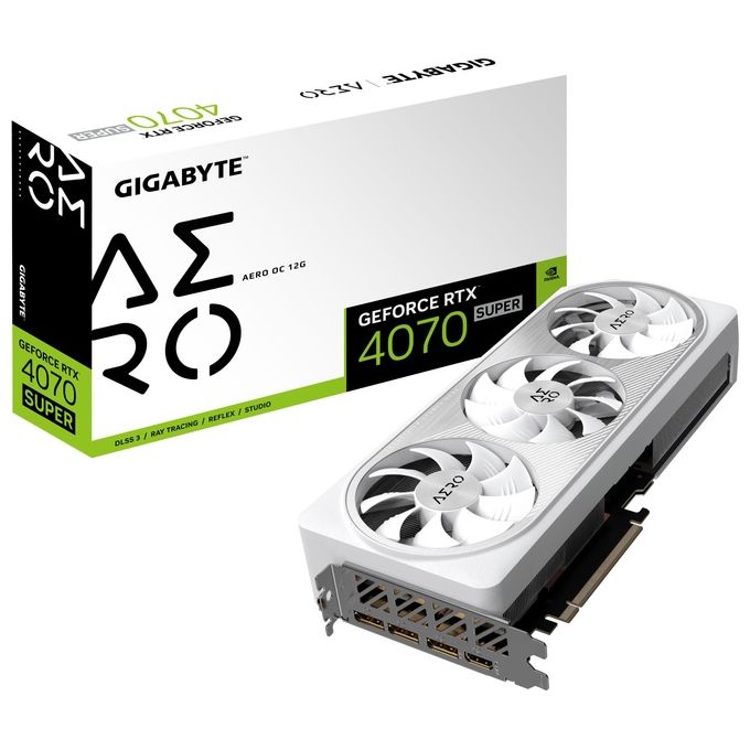 Gigabyte AERO GeForce RTX 4070 SUPER OC 12G NVIDIA 12Gb GDDR6X