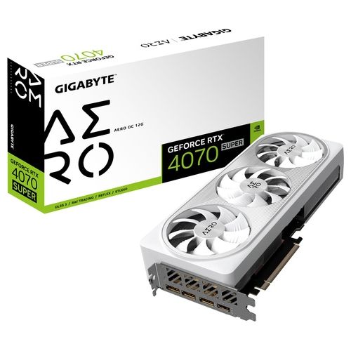Gigabyte AERO GeForce RTX 4070 SUPER OC 12G NVIDIA 12Gb GDDR6X