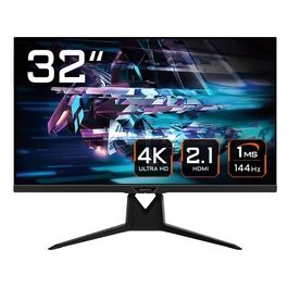 AORUS FI32U Monitor da Gioco Pro 4K 31.5” 3840x2160 Ultra HD FreeSync Premium Pro Display HDR400 HDMI 2.1 Displayport 1.4