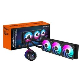 AORUS WATERFORCE X II 360 Raffreddamento a Liquido per CPU AIO 3x Ventole ARGB da 120 mm LCD a Colori DAISY-CHAIN Compatibile con Intel LGA 1851 e AMD AM5