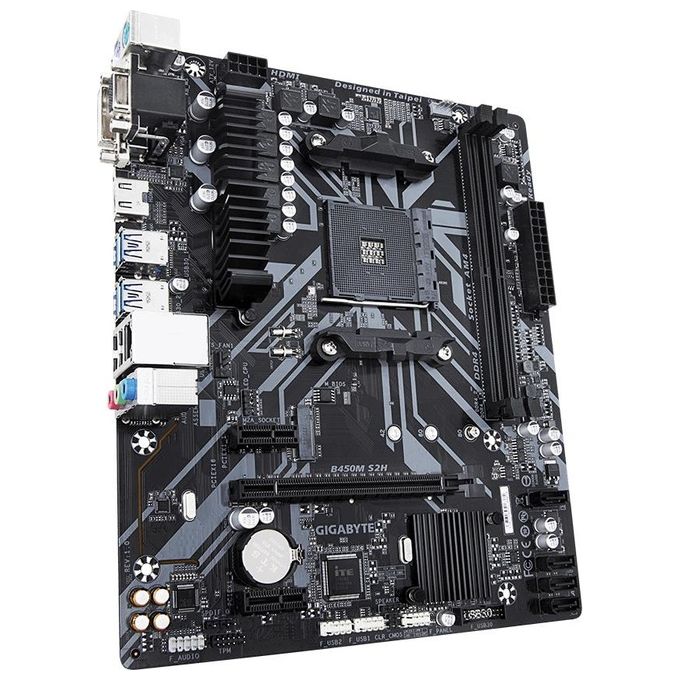 Gigabyte B450M S2H Rev. 1.0 AMD B450 Presa AM4 Micro ATX