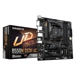 Gigabyte B550M DS3H AC AMD B550 Socket AM4 micro ATX