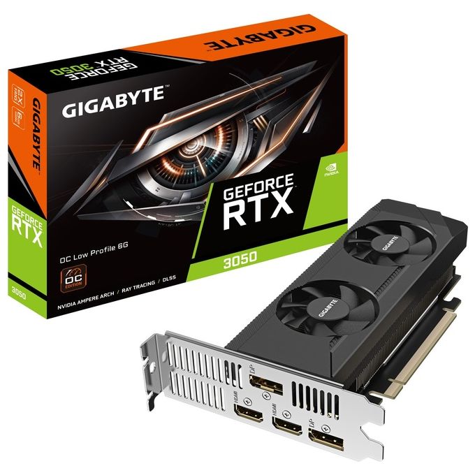 Gigabyte GeForce RTX 3050 OC Low Profile 6G NVIDIA 6Gb GDDR6