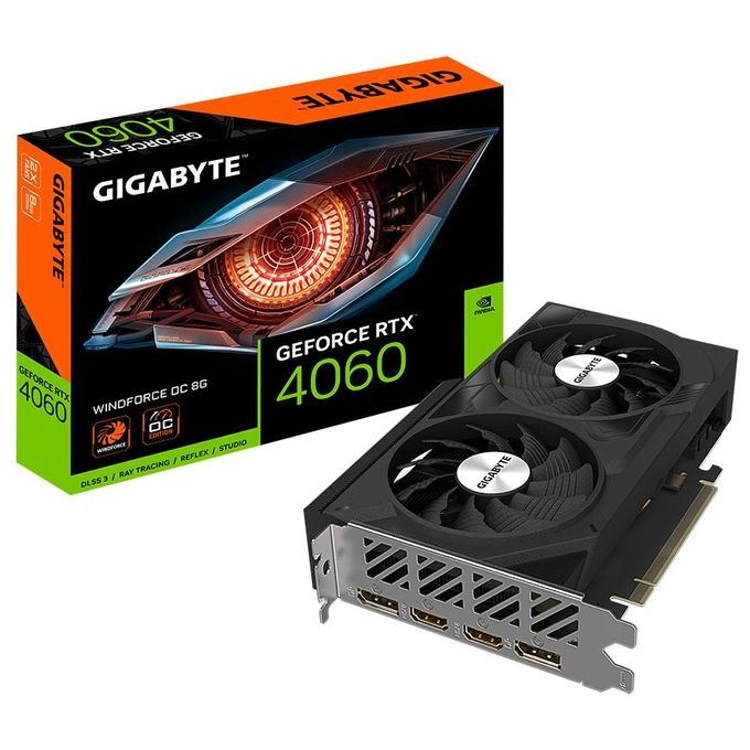 Gigabyte GeForce RTX 4060 WINDFORCE OC 8G NVIDIA 8Gb GDDR6