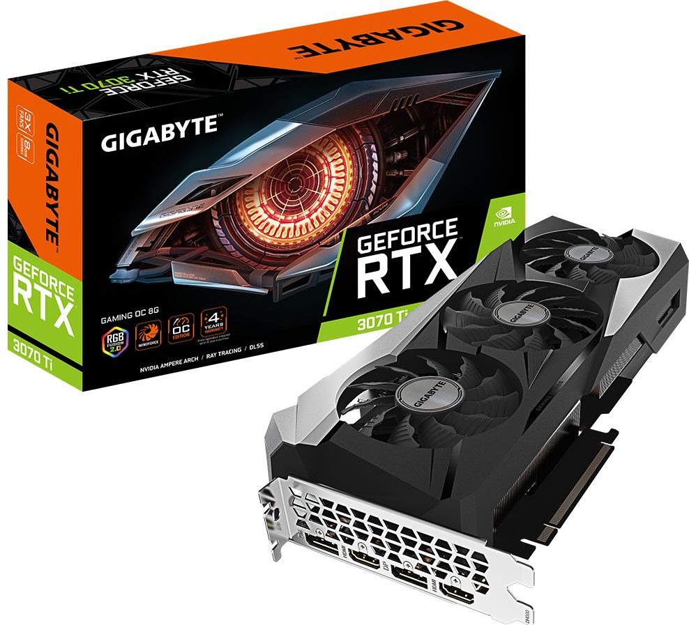 Gigabyte GV-N307TGAMING OC-8GD Scheda Video NVIDIA GeForce RTX 3070 Ti 8Gb GDDR6X