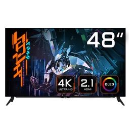 Monitor OLED GAMING AORUS FO48U 48'', Risoluzione 3840X2160 (UHD) 4K 120Hz, Tempo di Risposta 1MS, HDR10, 2x HDMI 2.1, 1x Display Port, 1x USB Type-C, 2x USB 3.0 