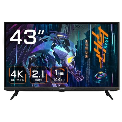 Gigabyte Monitor GAMING AORUS FV43U 43'' VA, QD Display 3840 x 2160 (UHD) Tempo di Risposta 1MS, Frequenza 144HZ