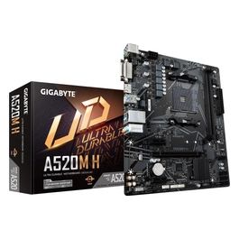 GIGABYTE Scheda Madre A520M H AM4/DDR4/µATX