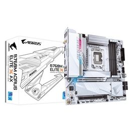 Scheda madre B760M AORUS ELITE X AX - Supporta CPU Intel Core di 14a generazione 1411 fasi VRM fino a 8266 MHz DDR5 (OC) 2xPCIe 4.0 M.2 Wi-Fi 6E 2.5GbE USB 3.2 Gen 2