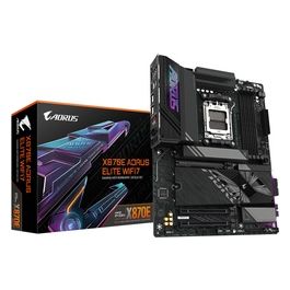 Scheda madre X870E AORUS ELITE WIFI7 - Supporta CPU AMD Ryzen 9000 VRM digitale a 1622 fasi fino a 8000MHz DDR5 (OC) 3xPCIe 5.0 Wi-Fi 7 LAN 2.5GbE USB 4