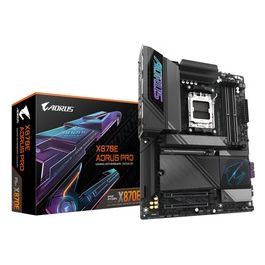 Scheda madre X870E AORUS PRO - Supporta CPU AMD Ryzen 9000 VRM digitale a 1622 fasi fino a 8000MHz DDR5 (OC) 3xPCIe 5.0 Wi-Fi 7 LAN 2.5GbE USB 4
