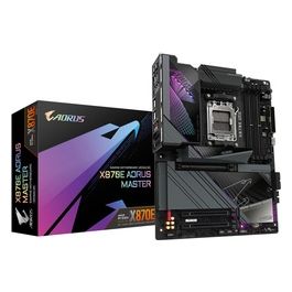 Scheda madre X870E AORUS MASTER - Supporta CPU AMD Ryzen 9000 VRM digitale a 1622 fasi fino a 8600MHz DDR5 (OC) 3xPCIe 5.0 Wi-Fi 7 LAN 5GbE USB 4