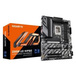 Scheda madre Z890 UD WIFI6E - Supporta CPU Intel Core Ultra (Serie 2) 1212 fasi VRM fino a 8800MHz DDR5 (OC) 1xPCIe 5.0  2xPCIe 4.0 Wi-Fi 6E LAN 2.5GbE Thunderbolt 4