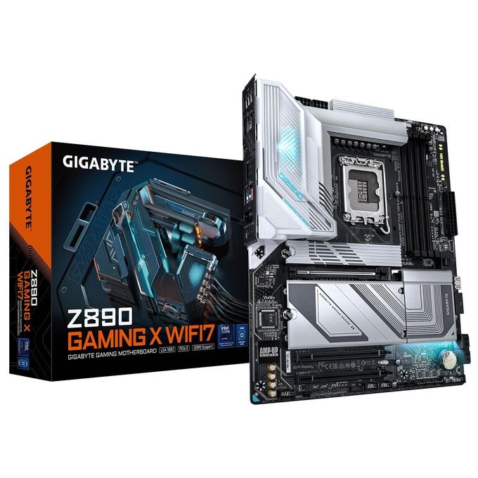 Image of GIGABYTE Scheda madre Z890 GAMING X WIFI7 - Supporta CPU Intel Core Ultra (Serie 2) 1612 fasi VRM fino a 8800MHz DDR5 (OC) 1xPCIe 5.0 3xPCIe 4.0 Wi-Fi 7 LAN 2.5GbE Thunderbolt 4