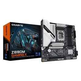 Scheda madre Z890M GAMING X - Supporta CPU Intel Core Ultra (Serie 2) 812 fasi VRM fino a 8800MHz DDR5 (OC) 1xPCIe 5.0  2xPCIe 4.0 LAN 2.5GbE USB 3.2 Gen 1