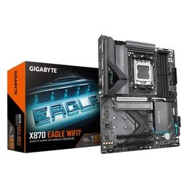 X870 EAGLE WIFI7 Scheda Madre - Supporta CPU AMD Ryzen 9000 VRM a 1422 fasi fino a 8000MHz DDR5 (OC) 1xPCIe 5.0 Wi-Fi 7 LAN 2.5GbE USB 4
