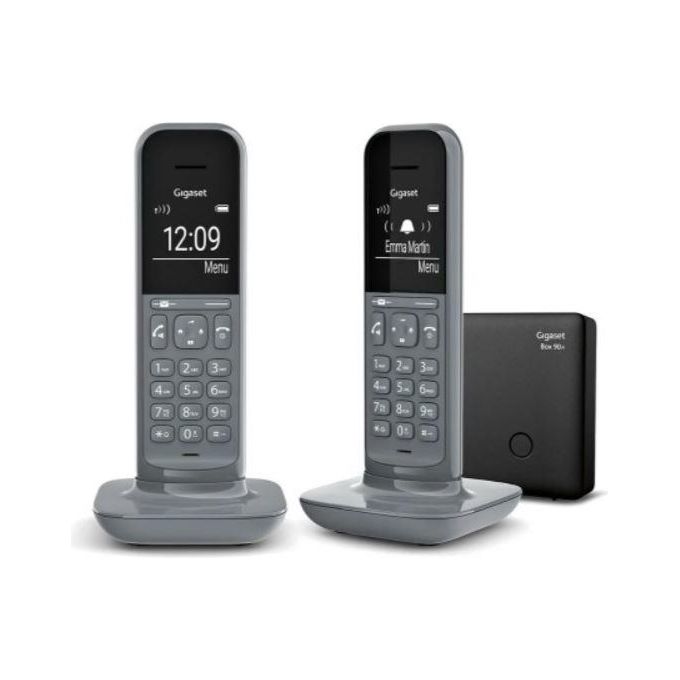 Gigaset CL390 A Duo Telefono Cordless Dark Grigio