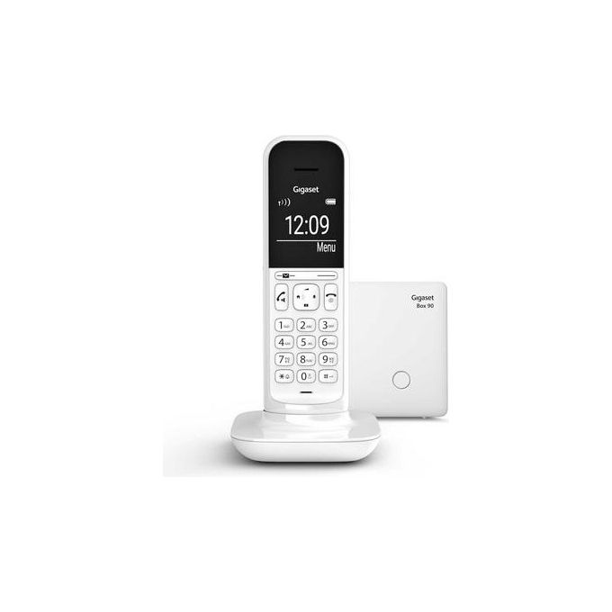 Gigaset CL390 A Lucent Telefono Cordless Bianco