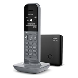 Gigaset CL390A Telefono Cordless con Segreteria Telefonica Funzione Black List Vivavoce Display Ampio Grigio
