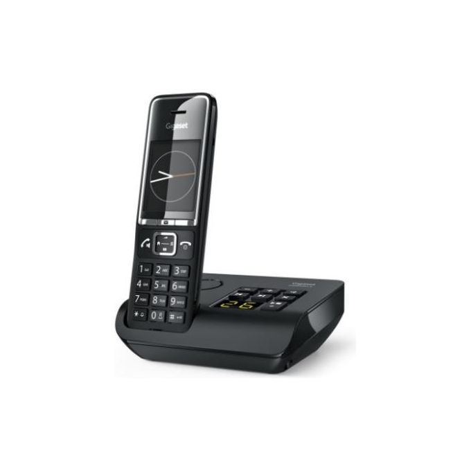 Gigaset Comfort 550a Telefono Analogico Identificatore di Chiamata Nero