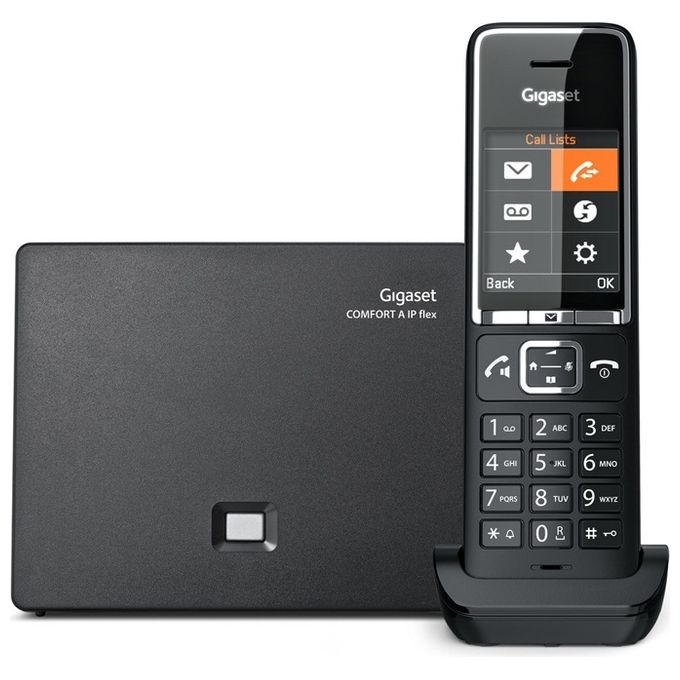 Gigaset Comfort 550A IP Flex Cordless Dect-Gap-Voip Display 2,2'' a colori Vivavoce Segreteria