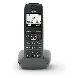 Gigaset AS490 Cordless Display 2'' Vivavoce Rubrica Nero