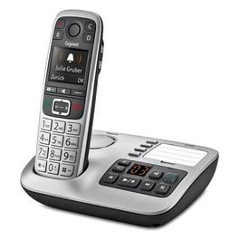 Gigaset E560A Telefono Cordless con segreteria telefonica Platino