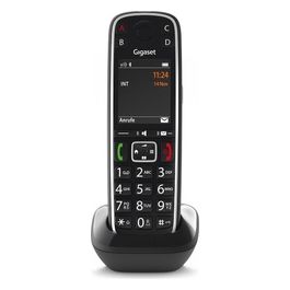 Gigaset E720HX Cordless Aggiuntivo DECT/GAP Senior Display 2,2'' Vivavoce Rubrica Bluetooth SOS Nero