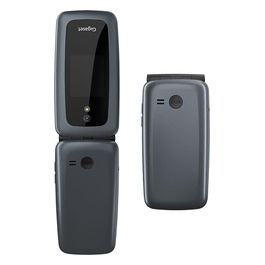 Telefono Cellulare Gl-7 Black Display 2.8" Tasto Sos Dual Sim Flip Whats App