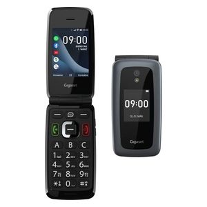 Gigaset Telefono Cellulare Gl-7 Black Display 2.8" Tasto Sos Dual Sim Flip Whats App
