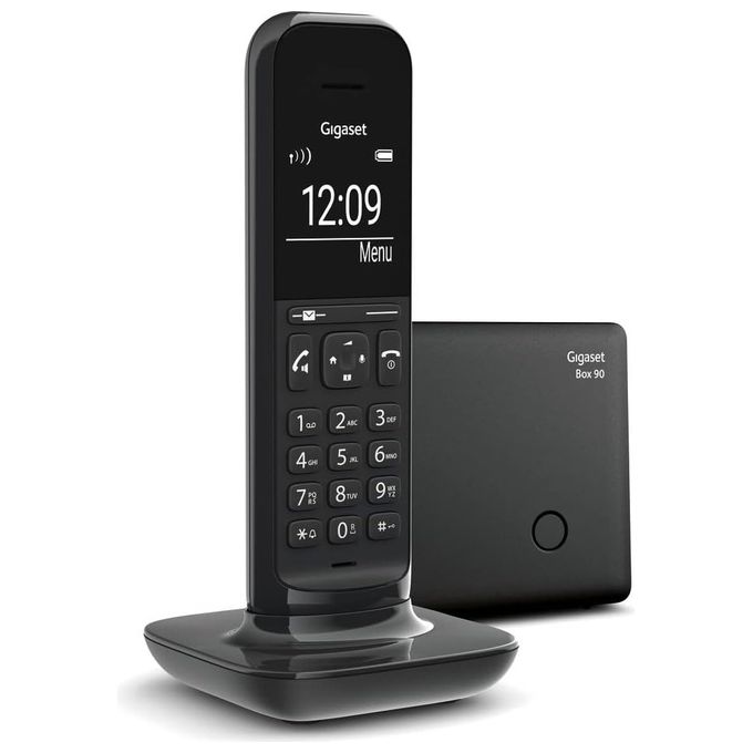 Gigaset Telefono Cordless CL390 Ita Black