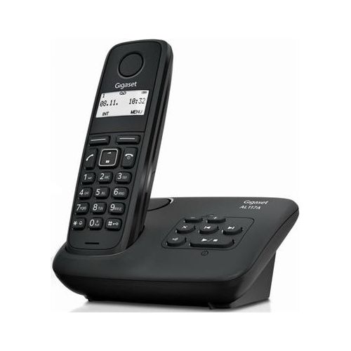 Gigaset Telefono senza Fili Wireless Al117a Nero