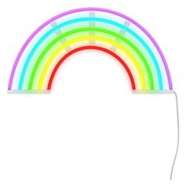 Gi001ra Insegna al Neon Arcobaleno