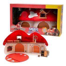 Caserma dei Pompieri con Personaggio Puffi
