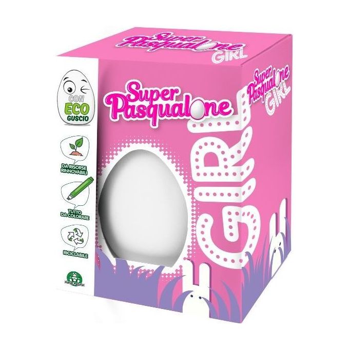 Giochi Preziosi Pasqualone Girl Contenitore a Forma di Uovo Ricco di Sorprese