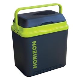 Horizon 21Litri Frigo Portatile Elettrico Capacità 21 Litri Raffredda fino a -18° 42cm Nero e Lime