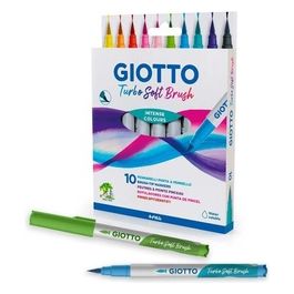 Giotto Confezione 10 Turbo Softbrush Pastel