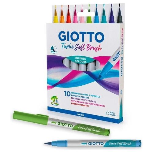Giotto Confezione 10 Turbo Softbrush Pastel