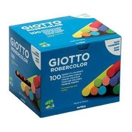 Giotto Confezione 100  Gessetti Robercolor Colori Assortiti