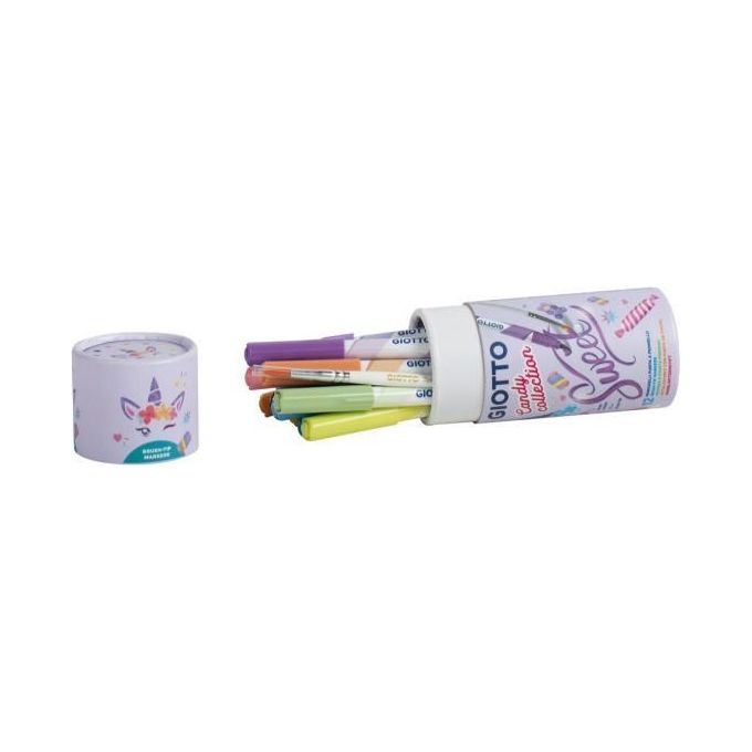 Giotto Confezione 12 Candy Pennarelli Soft Brush