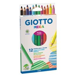 Giotto Confezione 12 Pastelli Mega