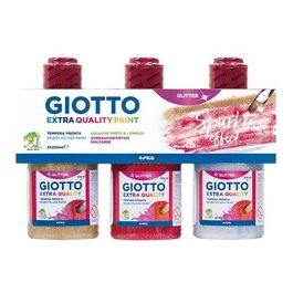 Confezione 3 Tempera Metal 250ml Oro Argento Rosa