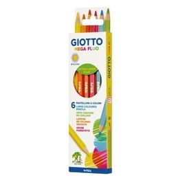 Giotto Confezione 6 Mega Colori Fluo