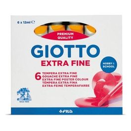 Confezione 6 Tubetti di Tempera 12ml Giallo Scuro
