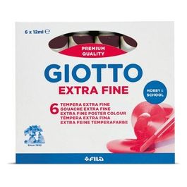 Confezione 6 Tubetti di Tempera 12ml Marrone