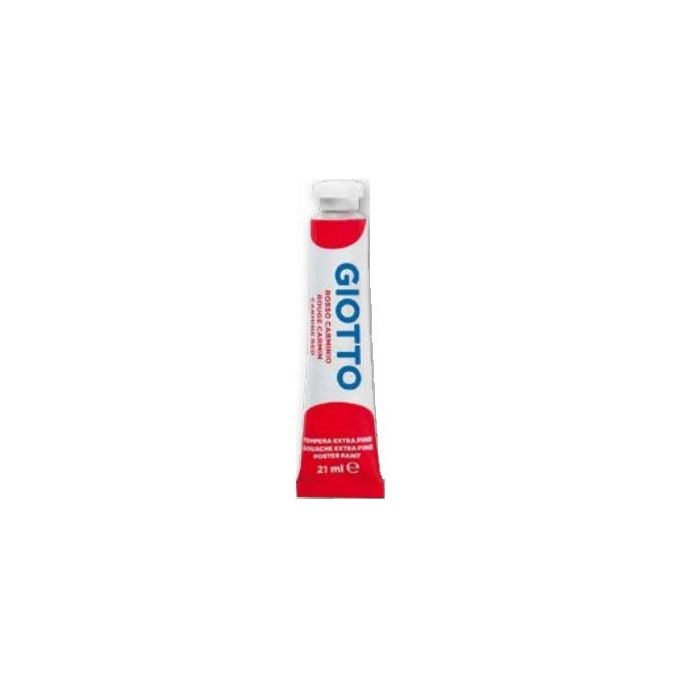 Giotto Confezione 6 Tubi Tempera 21ml Rosso Carminio
