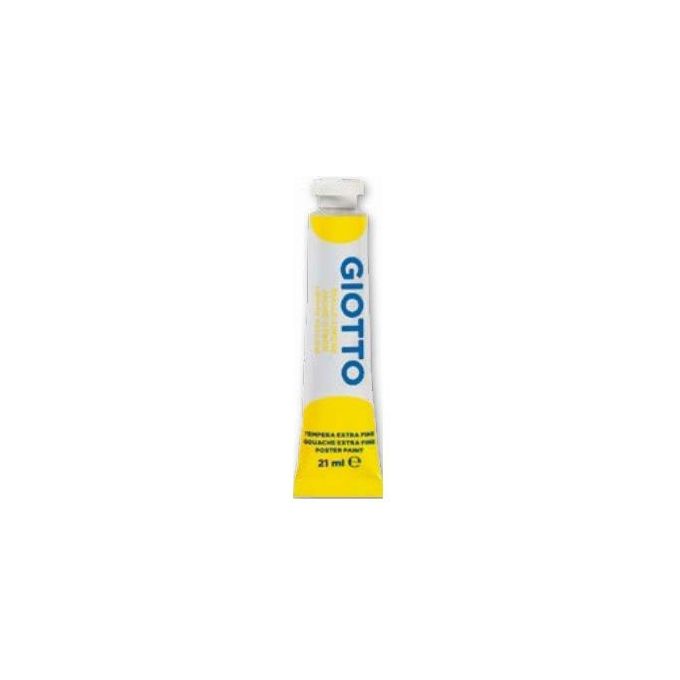 Giotto Confezione 6 Tubi Tempera 21ml Giallo Limone